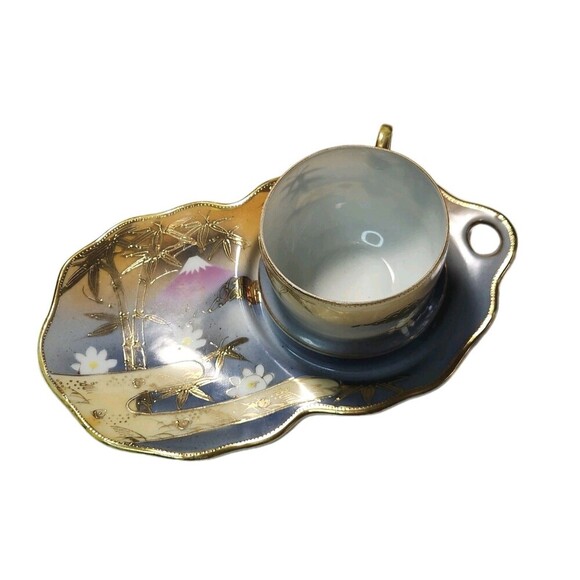 Vintage Shofu Hand-Painted Tea Set Japanese Porcelain Collectible Traditional - Picture 1 of 13